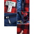 画像2: 80's【USA製】【ビンテージ】【ＬＬビーン】【L.L.bean】【紺×赤チェック】【Baxter State Parka】バクスター ステート パーカー【マウンテンパーカー】【サイズＬ】<br> (2)