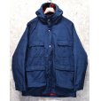 画像1: 80's【USA製】【ビンテージ】【ＬＬビーン】【L.L.bean】【紺×赤チェック】【Baxter State Parka】バクスター ステート パーカー【マウンテンパーカー】【サイズＬ】<br> (1)