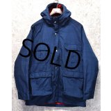 80's【USA製】【ビンテージ】【ＬＬビーン】【L.L.bean】【紺×赤チェック】【Baxter State Parka】バクスター ステート パーカー【マウンテンパーカー】【サイズＬ】 