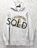 80's【USA製】【ビンテージ】【チャンピオン】【Champion】【リバースウィーブパーカー】【LYCOMING WARRIORS】インディアンヘッド【サイズXL】 