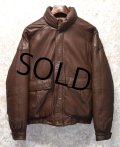 【ビンテージ】【Eddie Bauer】【エディーバウアー】【ブラウン】【オールレザーダウンジャケット】【サイズＳ】 