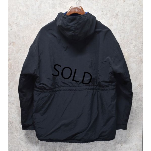 画像3: 90's【ビンテージ】【PADI sports wear】【パディ スポーツウェア】【黒ｘ青】フリースパーカー【マウンテンパーカー】【ポーラテックフリース】【サイズＳ】 