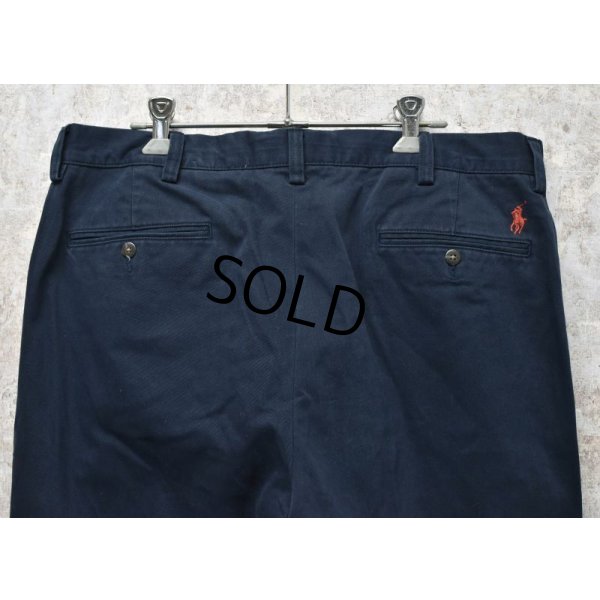 画像6: 【未使用】【Ralph Lauren】ラルフローレン【紺】【ETHAN PANT】【イーサンパンツ】【2タック】【テーパードパンツ】【35x32】