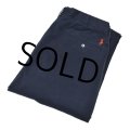 【未使用】【Ralph Lauren】ラルフローレン【紺】【ETHAN PANT】【イーサンパンツ】【2タック】【テーパードパンツ】【35ｘ32】 