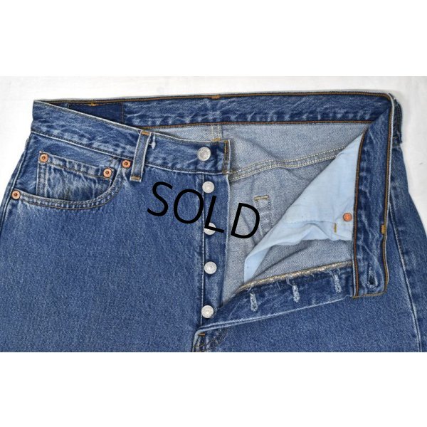 画像3: 90's~【USA製】【ビンテージ】【LEVI'S】【リーバイス501】501【デニムパンツ】【34x34】