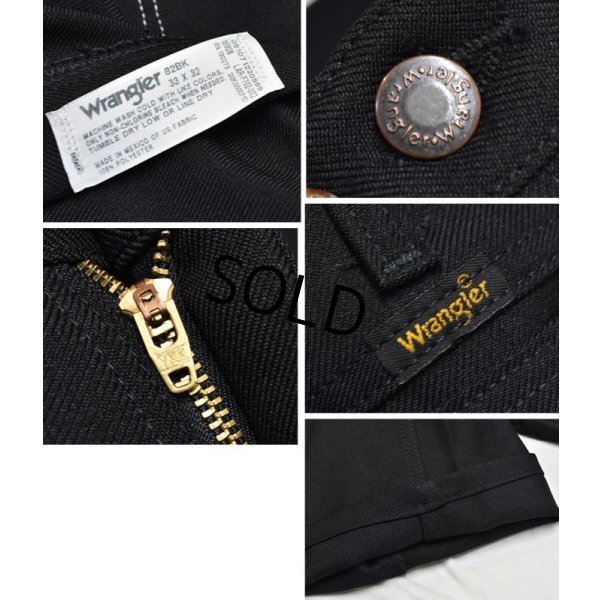 画像3: 【ビンテージ】【Wrangler】【ラングラー】【黒】【ランチャードレスパンツ】【スラックス】ブーツカット【フレアパンツ】【33x32】
