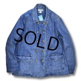 【ビンテージ】【L.L.bean】【ＬＬビーン】【ダブルボタン】【デニムジャケット】【レディース】【Woman’s 8】 