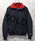 90's〜【USA製】【ビンテージ】【HOLLOWAY】【ホロウェイ】【黒ｘ赤フリース】【ナイロンジャケット】【サイズL】 