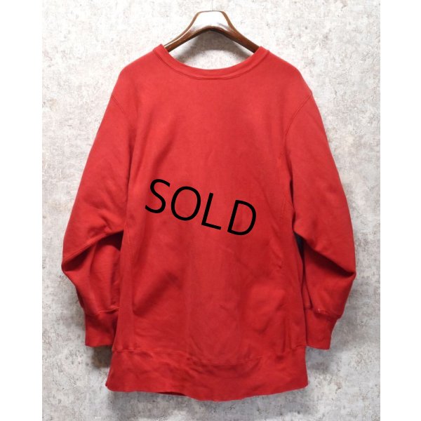 画像3: 80’s【USA製】ビンテージ【Champion】【チャンピオン】【リバースウィーブ】【赤】【ロゴスウェット】【サイズXXL】 