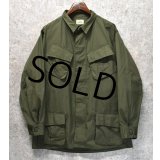デッドストック 60's【ビンテージ】【米軍実物】U.S.ARMY【リップストップ】【ジャングルファティーグシャツ】【ファティーグジャケット】【L-Long】 