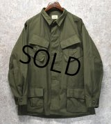 デッドストック 60's【ビンテージ】【米軍実物】U.S.ARMY【リップストップ】【ジャングルファティーグシャツ】【ファティーグジャケット】【L-Long】 