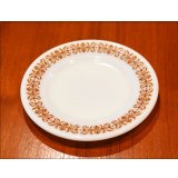 ビンテージ【オールドパイレックス】【pyrex】【カッパーフィリグリー】【サラダプレート】【17.5cm】【皿】