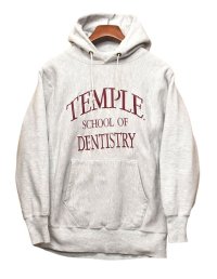 90's【USA製】【ビンテージ】【チャンピオン】【Champion】【リバースウィーブ】【パーカー】【TEMPLE SCHOOL OF DENTISTRY】【サイズL】 