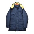 画像1: 【ビンテージ】【Eddie Bauer】【エディーバウアー】【黒タグ】【紺ｘベージュ】フード付き【ダウンジャケット】<br> (1)