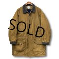 90's 【ビンテージ】USA製 L.L.Bean【ＬＬビーン】【ブラウン×紺】ボア裏地付き【ジップアップジャケット】 