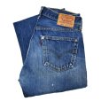 画像1: 【90's】【ビンテージ】【USA製】【LEVI'S】【リーバイス５０１】501【デニムパンツ】【32x32】<br> (1)