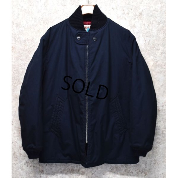 画像1: 【70's】ビンテージ【マクレガー】【McGREGOR】【Ram Jet】【ラムジェット】【紺】中綿入りジャケット【ファラオコート】【サイズ42】 