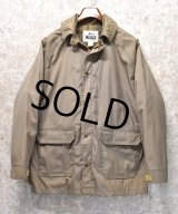 80's~【USA製】ビンテージ【ウールリッチ】WOOLRICH【ウール裏地付きジャケット】マウンテンパーカー【ベージュ】【サイズL】 