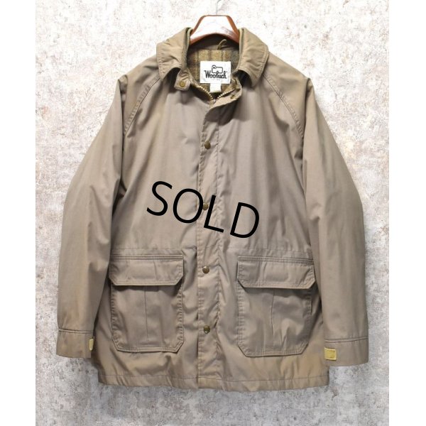 画像1: 80's~【USA製】ビンテージ【ウールリッチ】WOOLRICH【ウール裏地付きジャケット】マウンテンパーカー【ベージュ】【サイズL】 