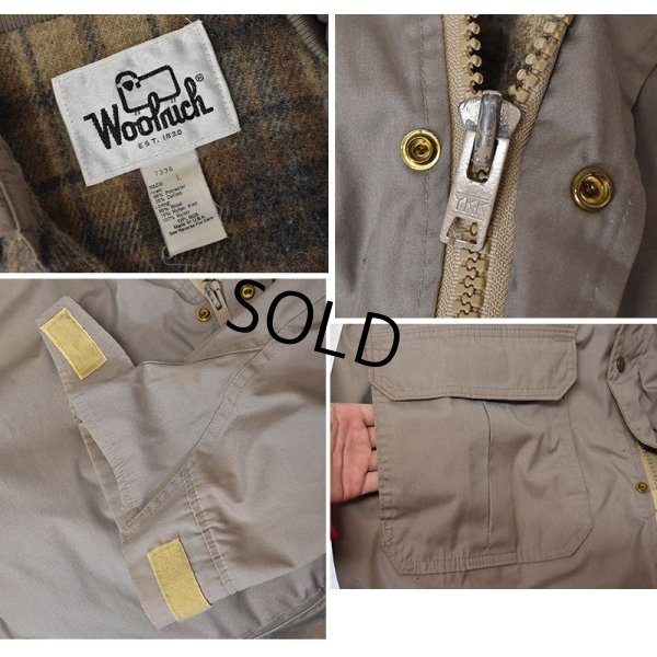 画像2: 80's~【USA製】ビンテージ【ウールリッチ】WOOLRICH【ウール裏地付きジャケット】マウンテンパーカー【ベージュ】【サイズL】 