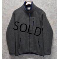 【ビンテージ】L.L.Bean【ＬＬビーン】【グレーｘ紺】【フルジップ】【フリースジャケット】 