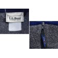 画像2: 【ビンテージ】L.L.Bean【ＬＬビーン】【グレーｘ紺】【フルジップ】【フリースジャケット】<br> (2)