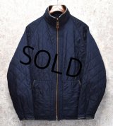 【RALPH LAUREN】【ラルフローレン】【紺】【キルティングジップアップジャケット】【サイズＬ】 