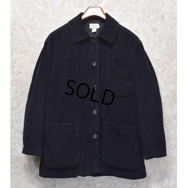 画像1: 90's【Ｊクルー】【J-crew】【黒】ブラック【コーデュロイジャケット】【レディースＳ】 