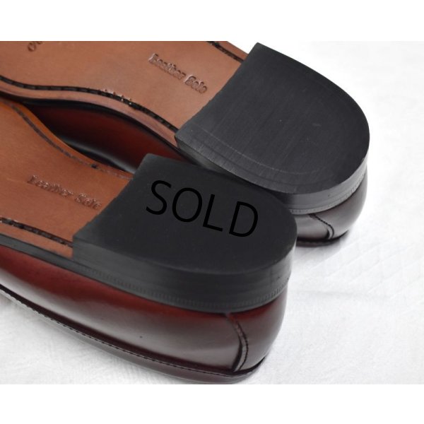 画像4: 程度良好!! USA製【ビンテージ】【タウンクラフト】TOWN CRAFT【ローファー】【赤茶】【8 EEE】【26cm程度】 