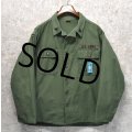 【60's】【米軍実物】【ビンテージ】【OG107】平ボタン【ユーティリティシャツ】【サイズＬ】 
