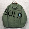 【60's】【米軍実物】【ビンテージ】【OG107】平ボタン【ユーティリティシャツ】【サイズＬ】 