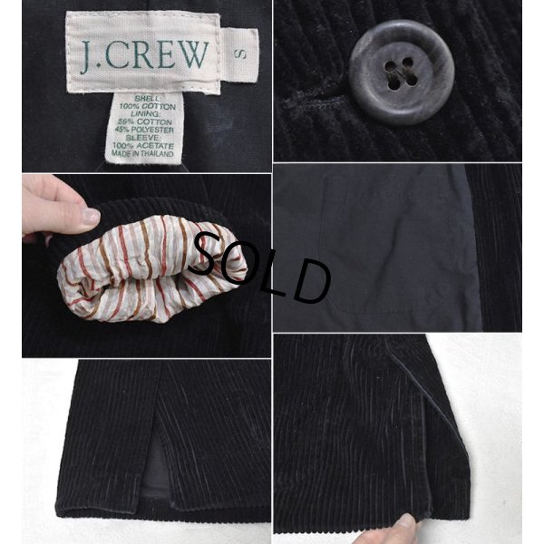 画像2: 90's【Ｊクルー】【J-crew】【黒】ブラック【コーデュロイジャケット】【レディースＳ】 