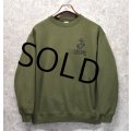 【USA製】【ビンテージ】【USMC】【ODカラー】オリーブグリーン【スウェット】【サイズＬ】 