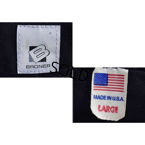 画像2: 90's【USA製】【ビンテージ」 ブローナー【broner】茶色【ウールハット】バケットハット【サイズＬ】【５８cm程度】 