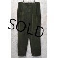 【ブルックスブラザーズ】brooksbrothers【緑】【２タックコーデュロイスラックス】コーデュロイパンツ【34X32】 