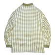 画像3: 【チャップス】CHAPS【ラルフローレン】 【POLO ralph lauren】【生成り×緑チェック】【長袖ポロシャツ】 【サイズＭ】 <br> (3)