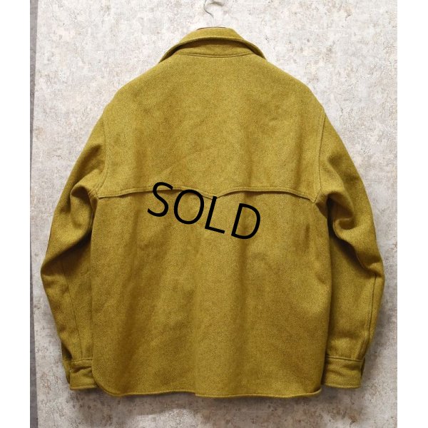 画像3: 【70's~】【ビンテージ】【ウールリッチ】【Woolrich】【茶色×マスタードイエロー】【ウールｘスエード】【シャツジャケット】【サイズ ＸＬ】  
