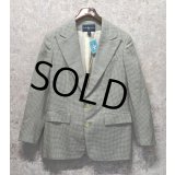 USA製【ビンテージ】polo ralph lauren【OLD ラルフローレン】【ハウンドトゥース柄】【テーラードジャケット】【サイズ１０】 