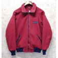 画像1: 80's【USA製】ビンテージ【patagonia】【パタゴニア】【あずき色】【フリースジャケット 】【サイズＭ】<br> (1)