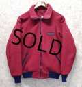 80's【USA製】ビンテージ【patagonia】【パタゴニア】【あずき色】【フリースジャケット 】【サイズＭ】 