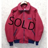 80's【USA製】ビンテージ【patagonia】【パタゴニア】【あずき色】【フリースジャケット 】【サイズＭ】 