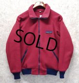 80's【USA製】ビンテージ【patagonia】【パタゴニア】【あずき色】【フリースジャケット 】【サイズＭ】 
