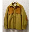 画像1: 【70's~】【ビンテージ】【ウールリッチ】【Woolrich】【茶色×マスタードイエロー】【ウールｘスエード】【シャツジャケット】【サイズ ＸＬ】 <br> (1)