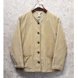 画像1: 【ビンテージ】【ORVIS】 【オービス】【ベージュコーデュロイ】【ノーカラージャケット】レディース古着【レディース12】<br> (1)