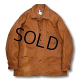 90's~【ビンテージ】【JORDACHE AMERICA】ブラウン 【コットンジャケット】カバーオール【サイズXL】 