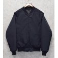 画像1: 【デッドストック】【ＵＳＡ製】【ビンテージ】ブラウアー【Blauer】黒【中綿入り】【ブルゾン】【サイズＭ40-42】<br> (1)