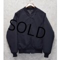 【デッドストック】【ＵＳＡ製】【ビンテージ】ブラウアー【Blauer】黒【中綿入り】【ブルゾン】【サイズＭ40-42】 