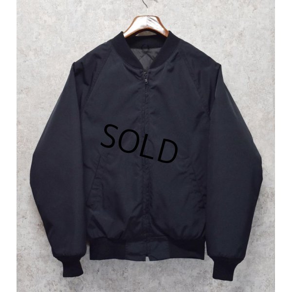 画像1: 【デッドストック】【ＵＳＡ製】【ビンテージ】ブラウアー【Blauer】黒【中綿入り】【ブルゾン】【サイズＭ40-42】 
