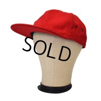 【ビンテージ】【JCREW】ジェークルー【赤】【ベースボールキャップ】【サイズS-M】 