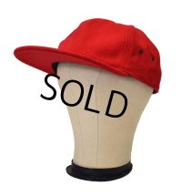 【ビンテージ】【JCREW】ジェークルー【赤】【ベースボールキャップ】【サイズS-M】 